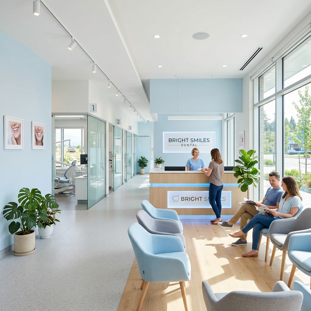 Modern interior of SHRIDEVI Dental Clinic